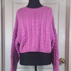Hippie Rose Cable Knit Sweater